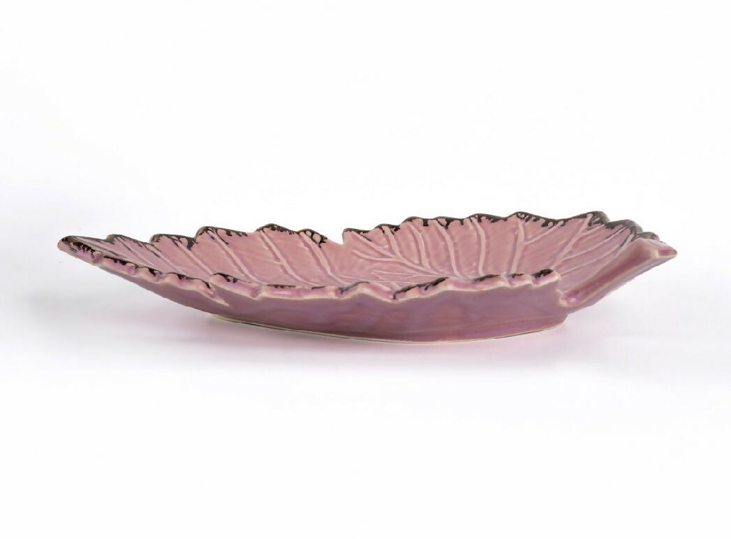 Simply Soho Blush Leaf Platter - Distacart