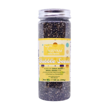Tassyam Organics Bubble Seeds Mix - Chia & Basil - Distacart