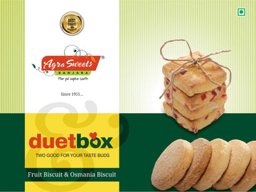 Agra Sweets Banjara Duet Box Fruit and Osmania - Dista