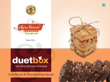 Agra Sweets Banjara Duet Box Fruit and Chocolate - Dista