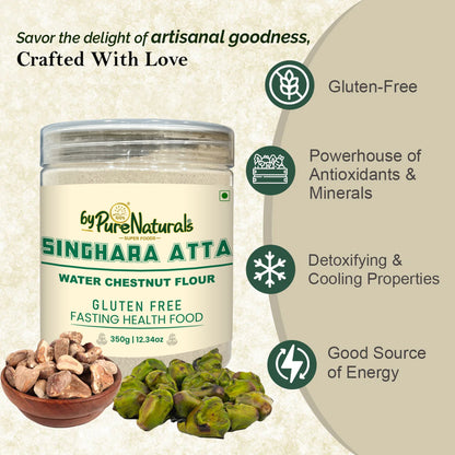 byPureNaturals Singhara Atta (Water Chestnut Flour) - Dista