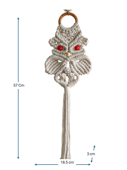 Sun Mun Decors Premium Macrame Owl
