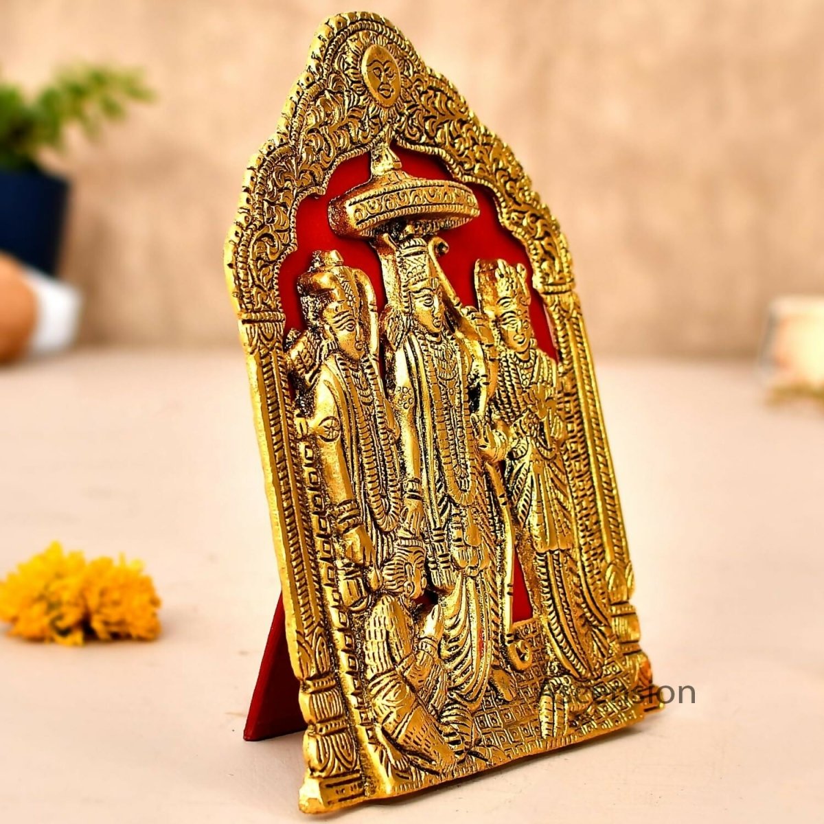 Ascension Metal Plated Ram Darbar Wall Hanging - Distacart