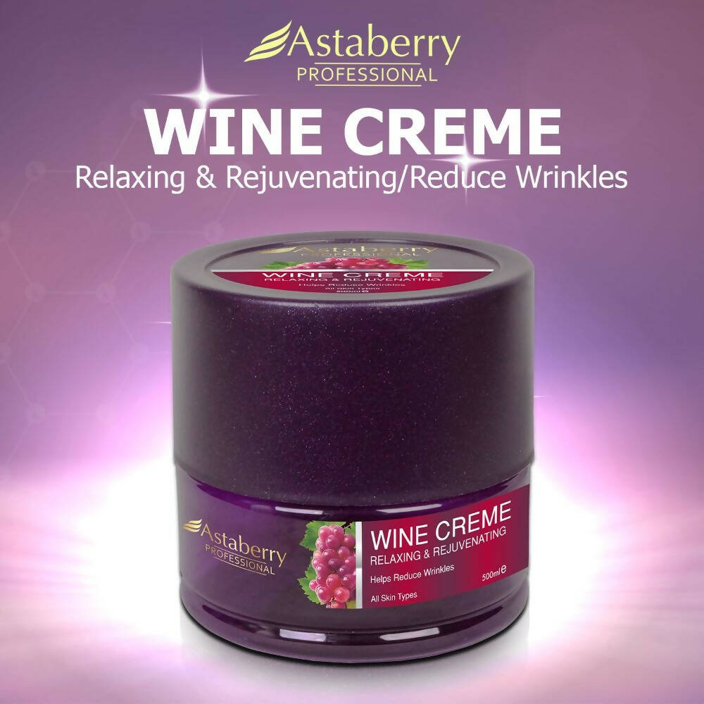Astaberry Professional Wine Face Creme- Reduce Wrinkles - Distacart