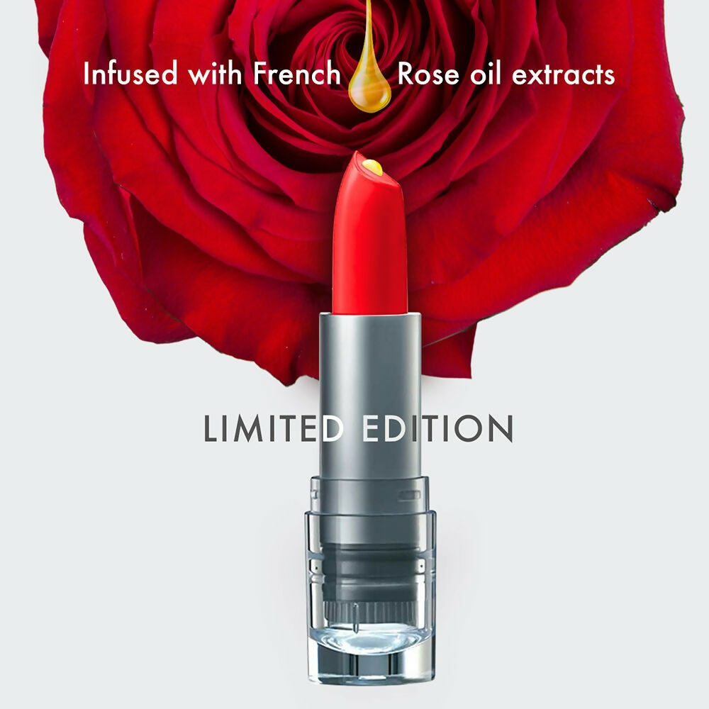 Lakme Cushion Matte Lipstick - Red Royale - Distacart