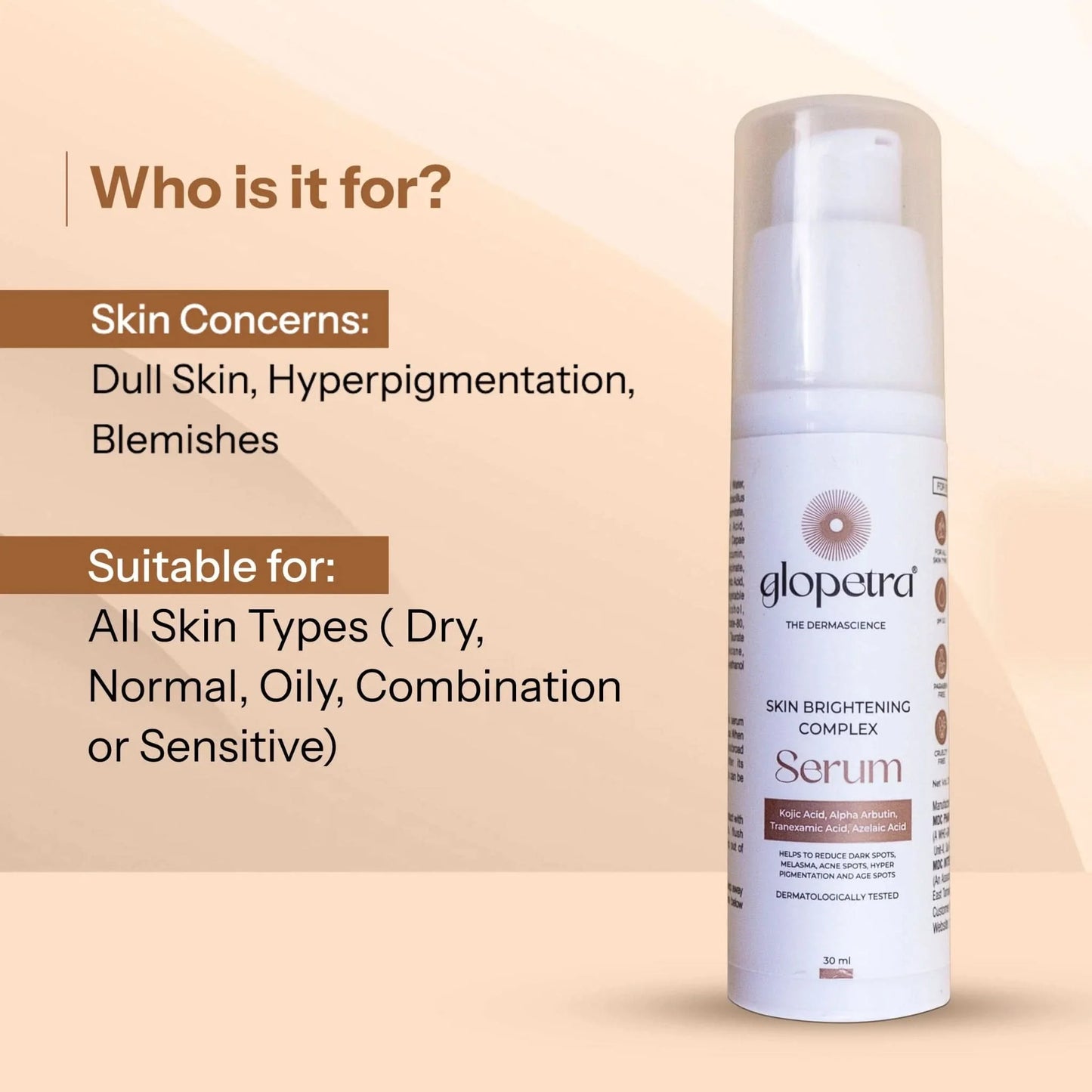 Glopetra Skin Brightening Complex Serum - Dista