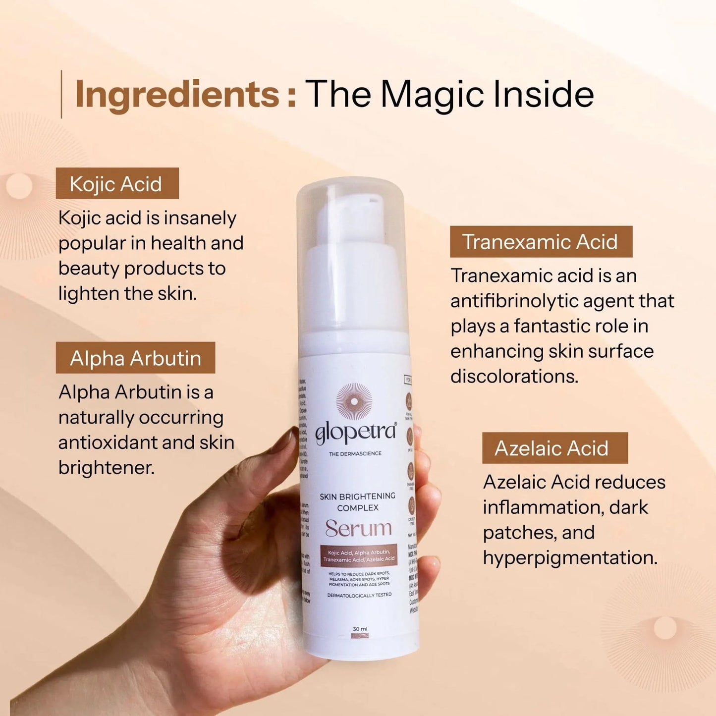 Glopetra Skin Brightening Complex Serum - Dista