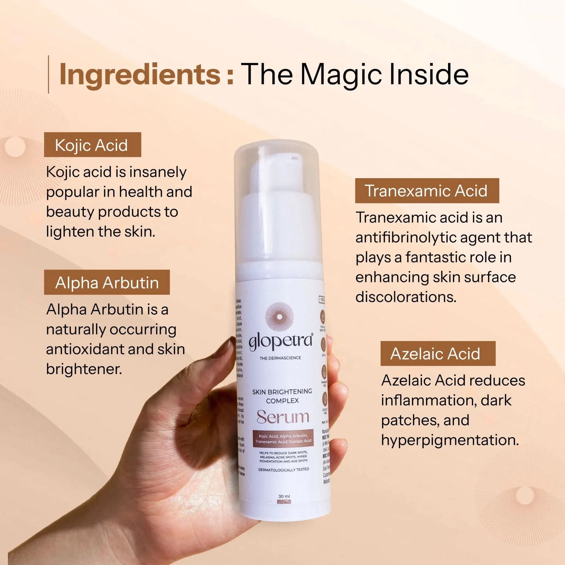 Glopetra Skin Brightening Complex Serum - Dista