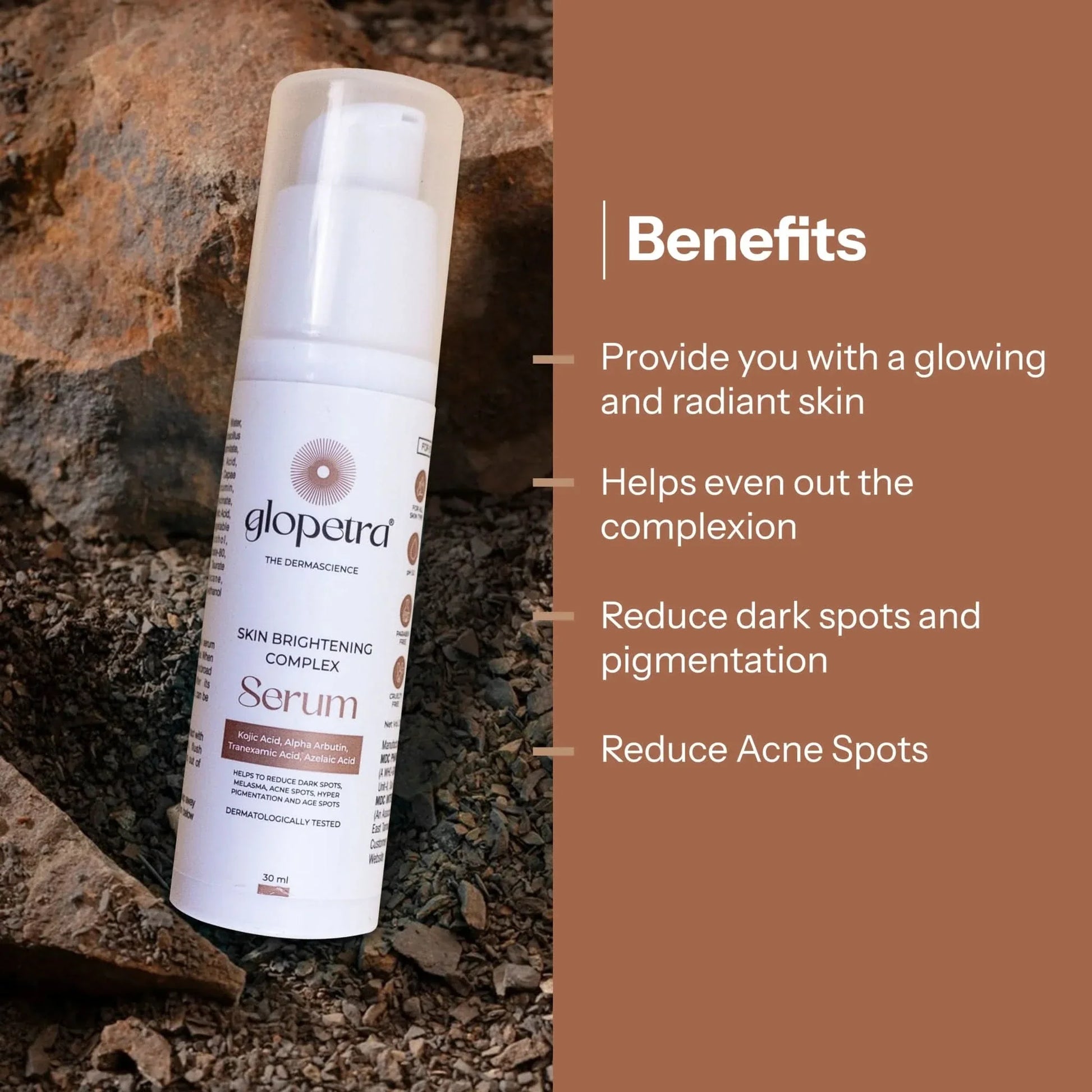 Glopetra Skin Brightening Complex Serum - Dista