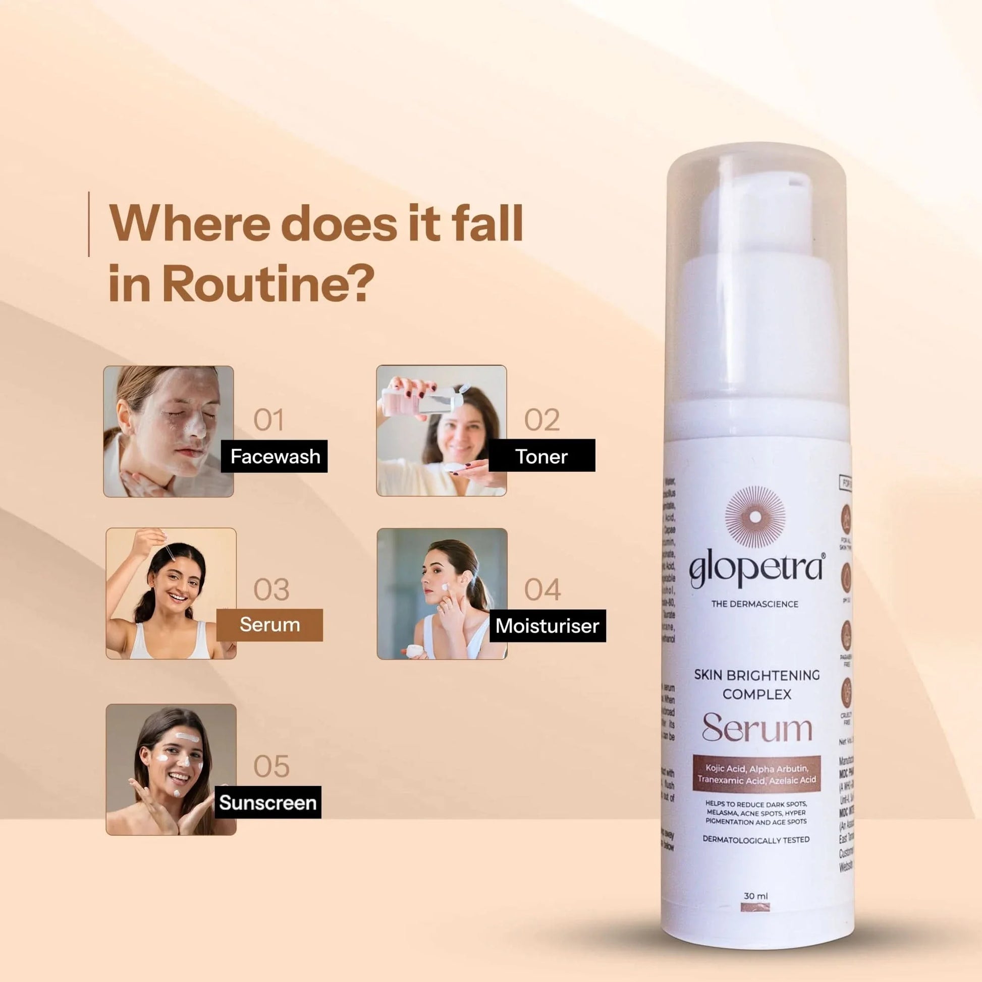 Glopetra Skin Brightening Complex Serum - Dista