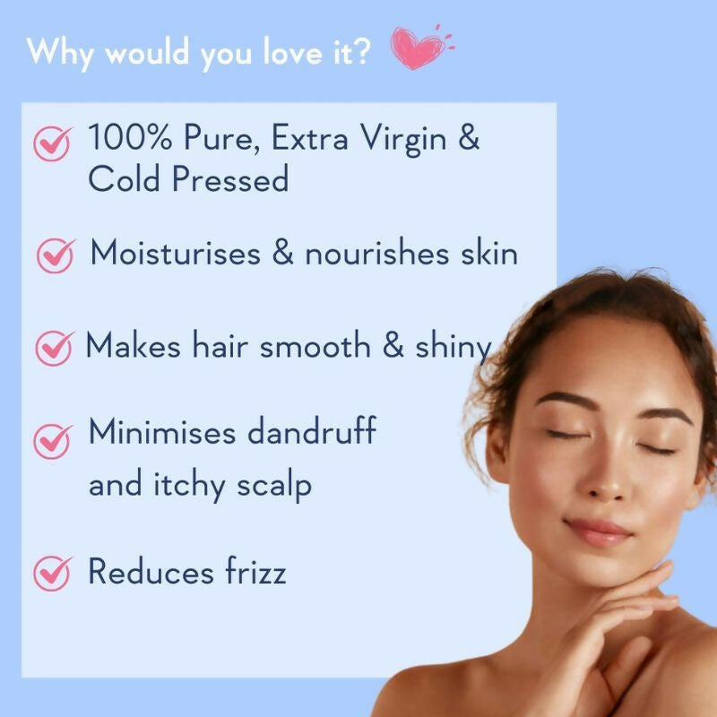 Wishcare Cold Pressed Extra-Virgin Coconut Oil & Castor Oil Combo - Distacart