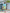 Yufta Sky Blue & Lime Green Pure Cotton Colour blocking Dress