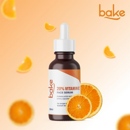 Bake 20% Vitamin C Face Serum With Ethyl Ascorbic Acid - Distacart