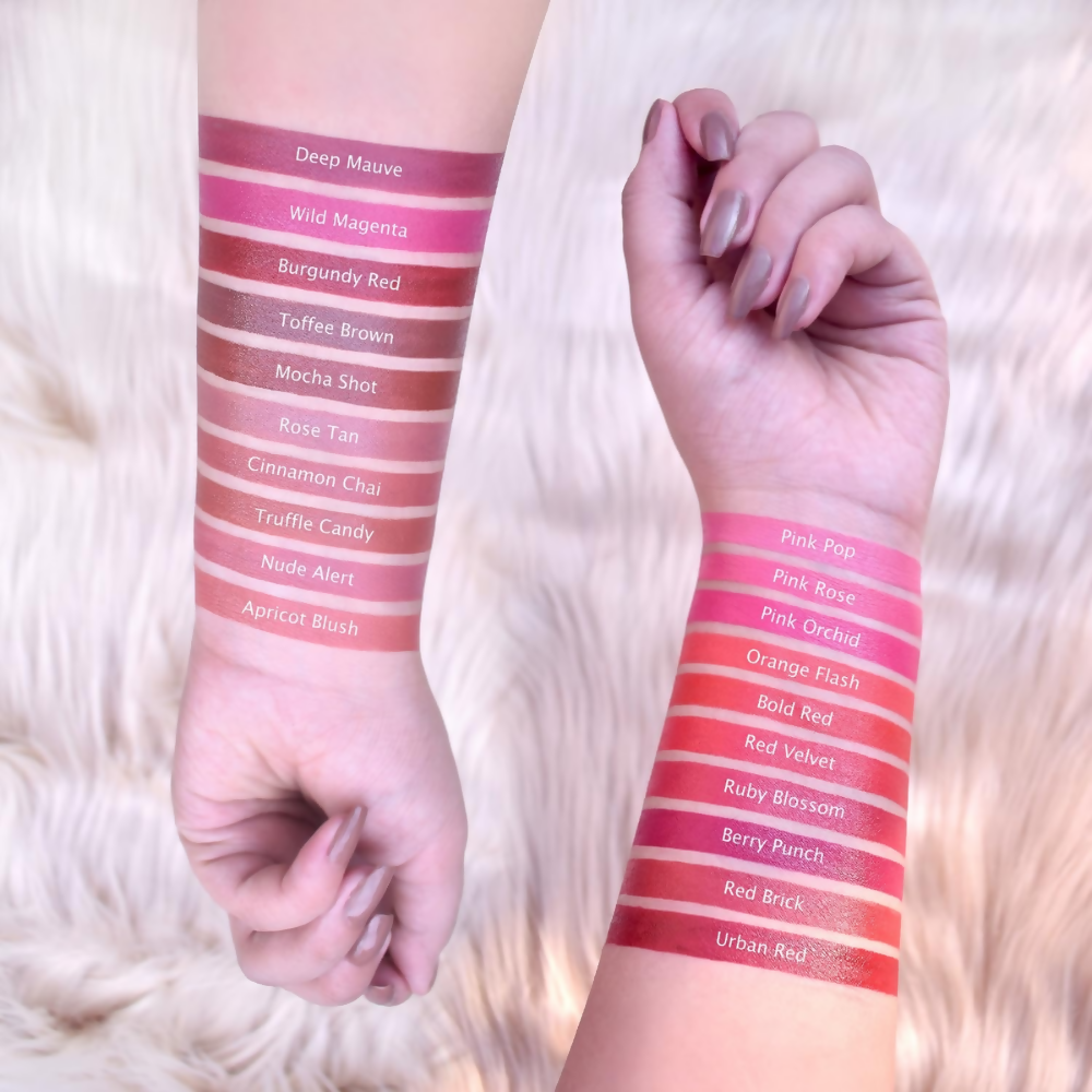 Iba Long Stay Matte Lipstick - M03 Toffee Brown - Dista