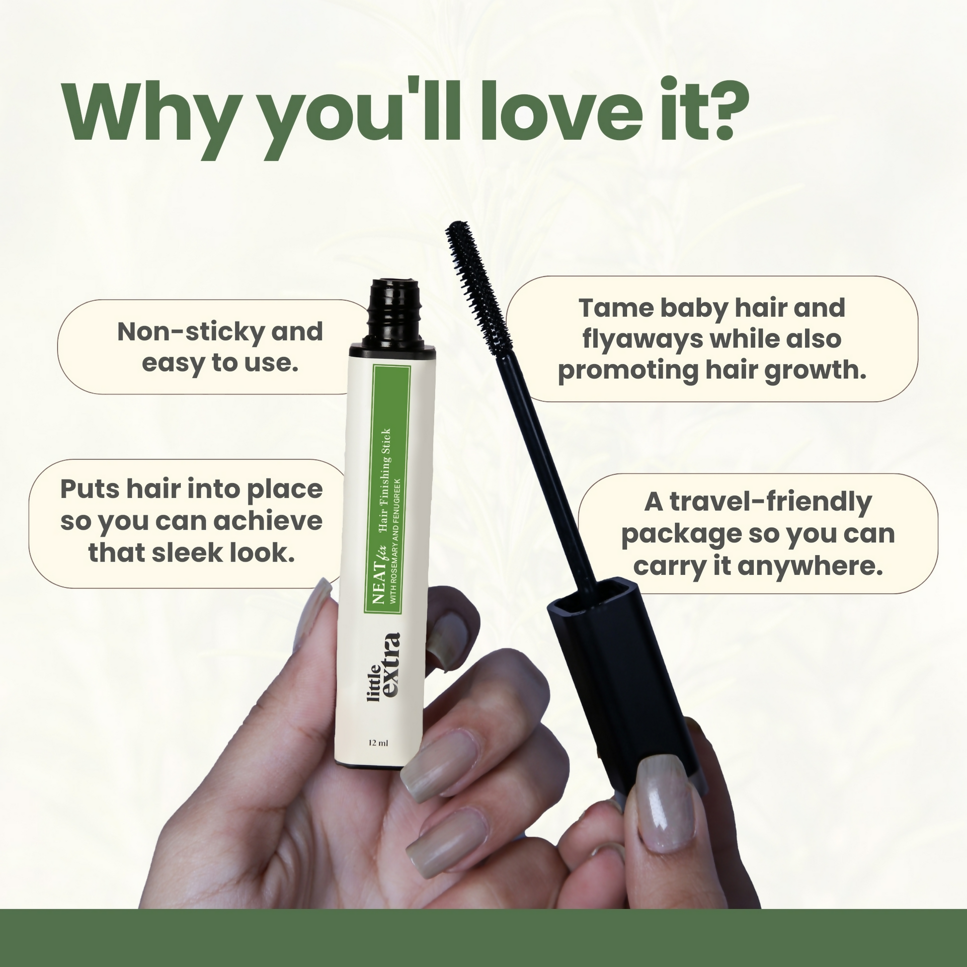 Little Extra Neat Fix Hair Finishing Stick - Distacart