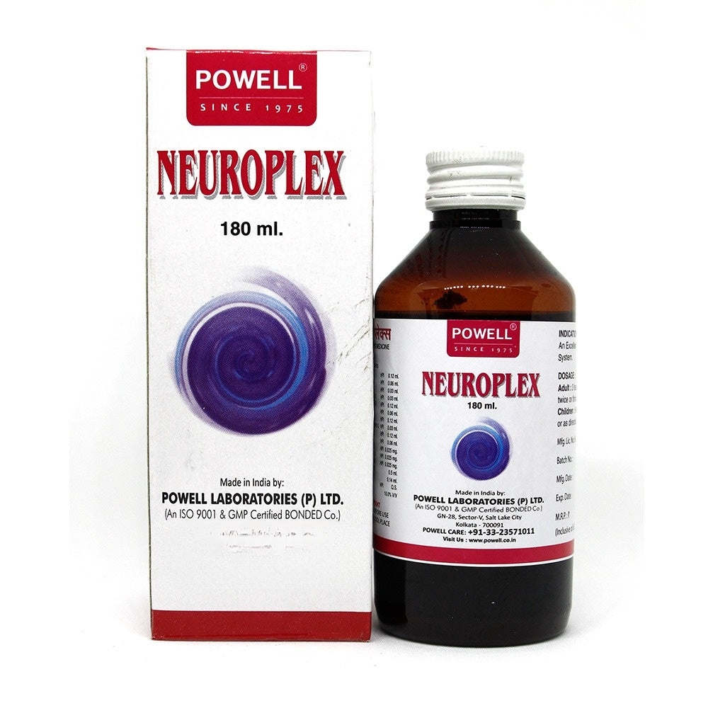 Powell's Homeopathy Neuroplex Syrup - Distacart