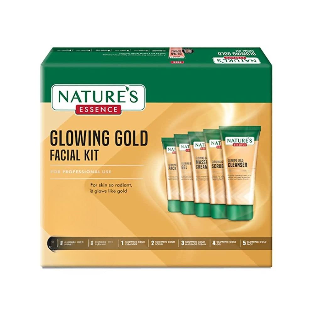 Nature's Essence Glowing Gold Facial Kit - Distacart