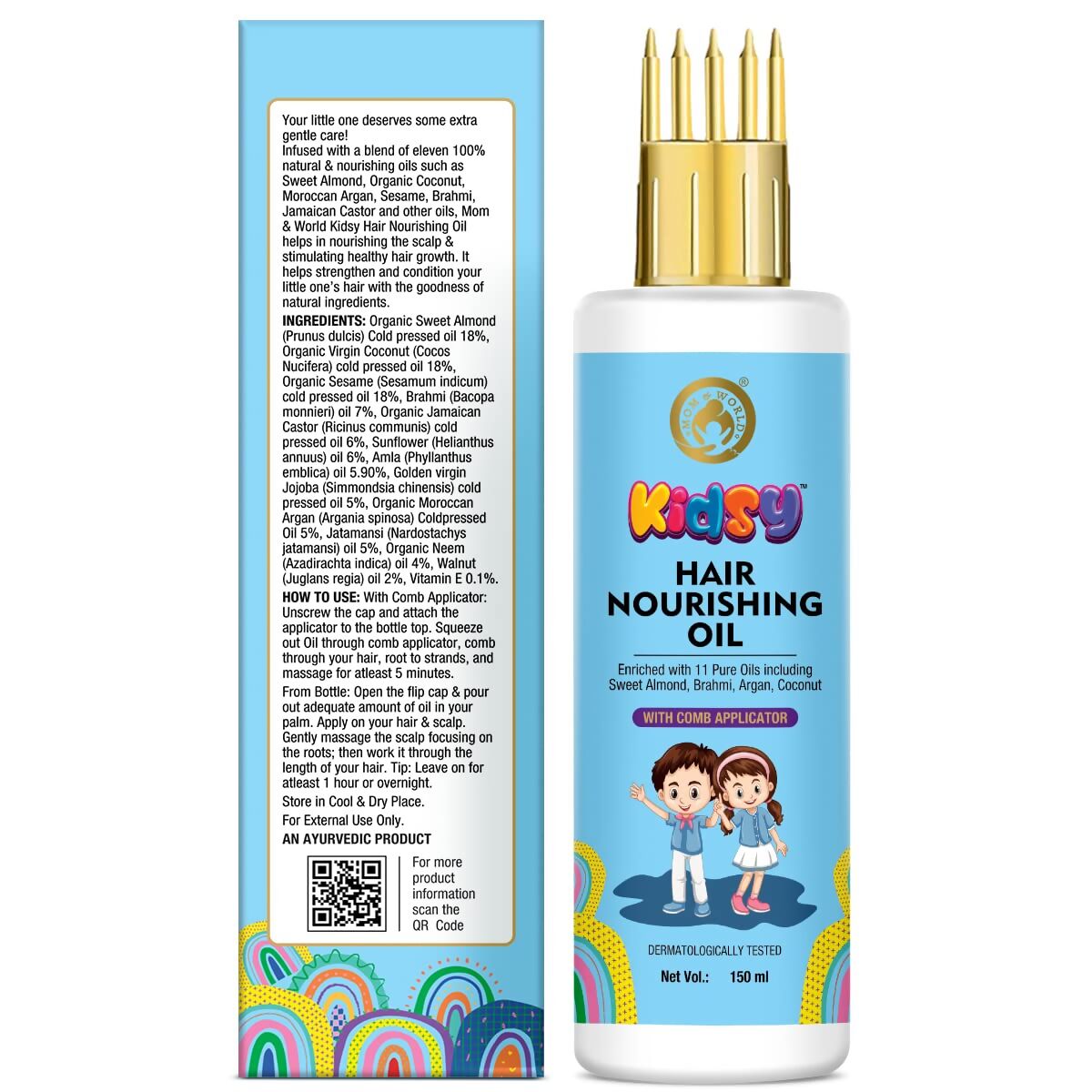 Mom & World Kidsy Hair Nourishing Oil - Distacart