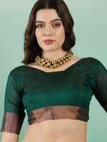 Thumbnail for Mitera Woven Design Zari Saree