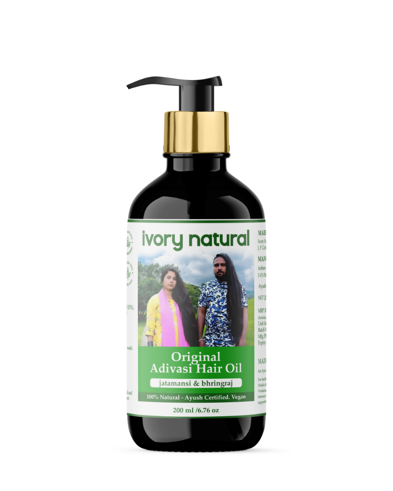 Ivory Natural Adivasi Hair Oil For Growth Of Hair, Hair Strengthening & Nourishment - Distacart