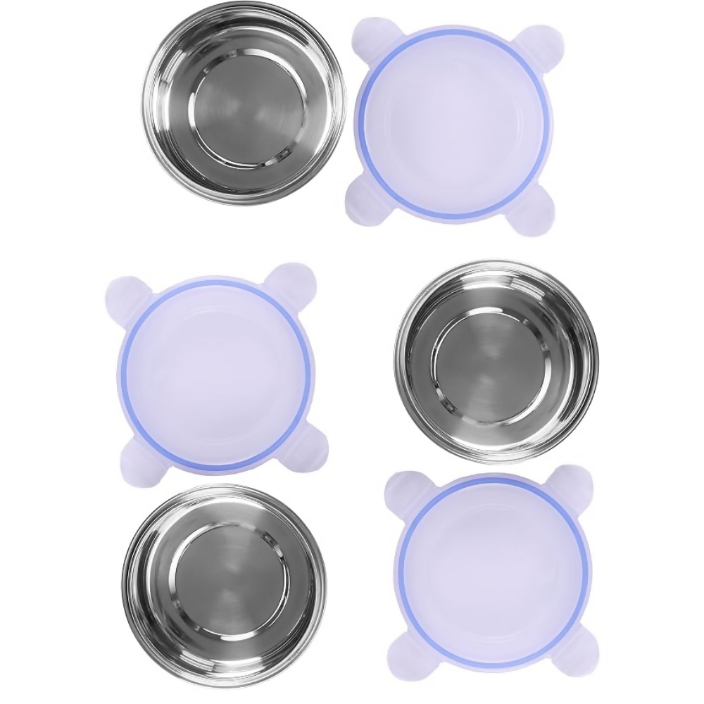 Sumeet Stainless Steel Airtight Containers With Leak Proof Lids - Dista