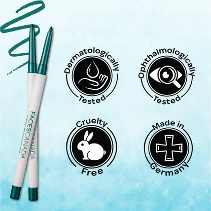 Faces Canada Ultime Pro Twist Eye Kajal Liner - Green 06 - Distacart