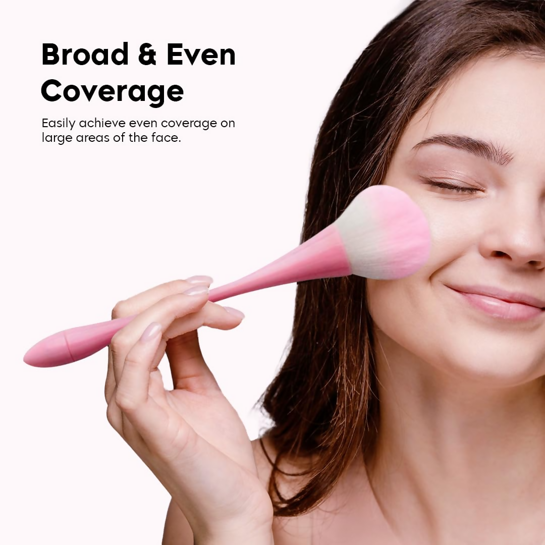 Gleva Ultimate Blend Makeup Brush - Pink White - Distacart