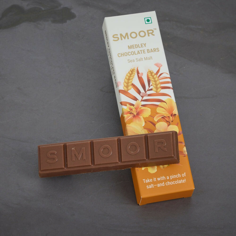 Smoor Medley Chocolate Bars Sea Salt Malt - Distacart