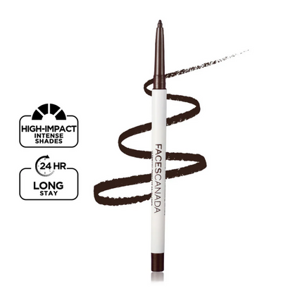 Faces Canada Ultime Pro Twist Eye Kajal Liner - Brown 02 - Distacart