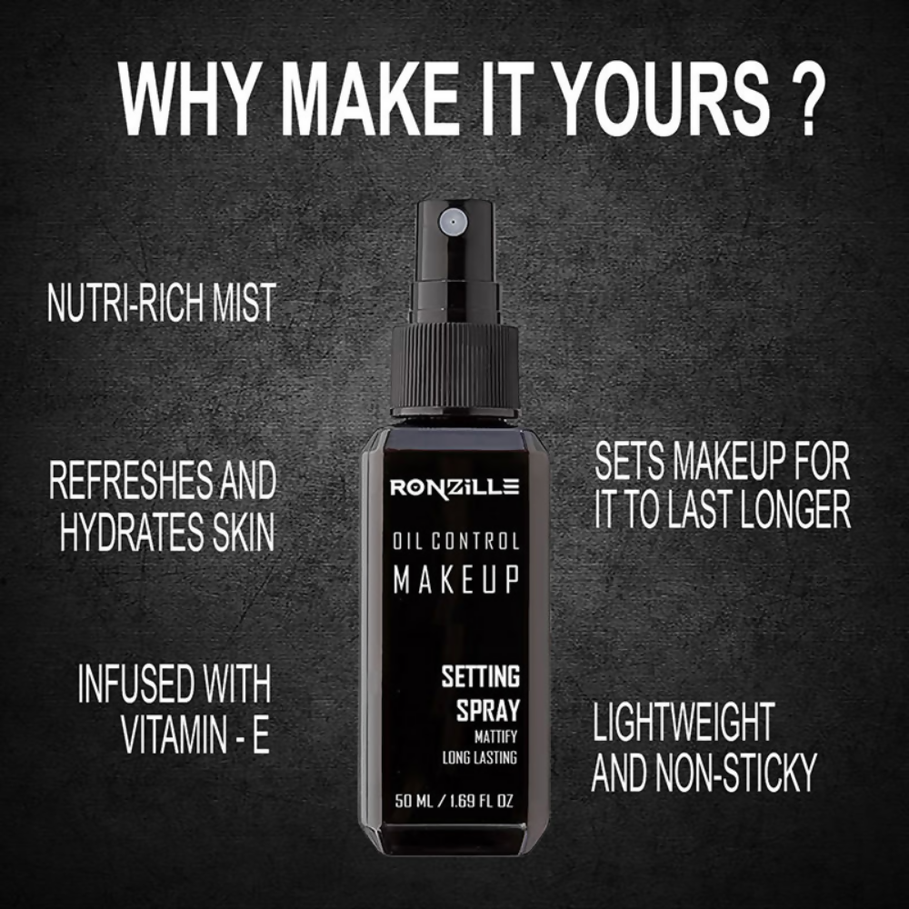 Ronzille Oil Control Makeup Setting Spary - Dista