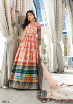 Thumbnail for Wedding Designer Multi Soft Dola Silk Anarkali suit with Dupatta - Sanj - Distacart