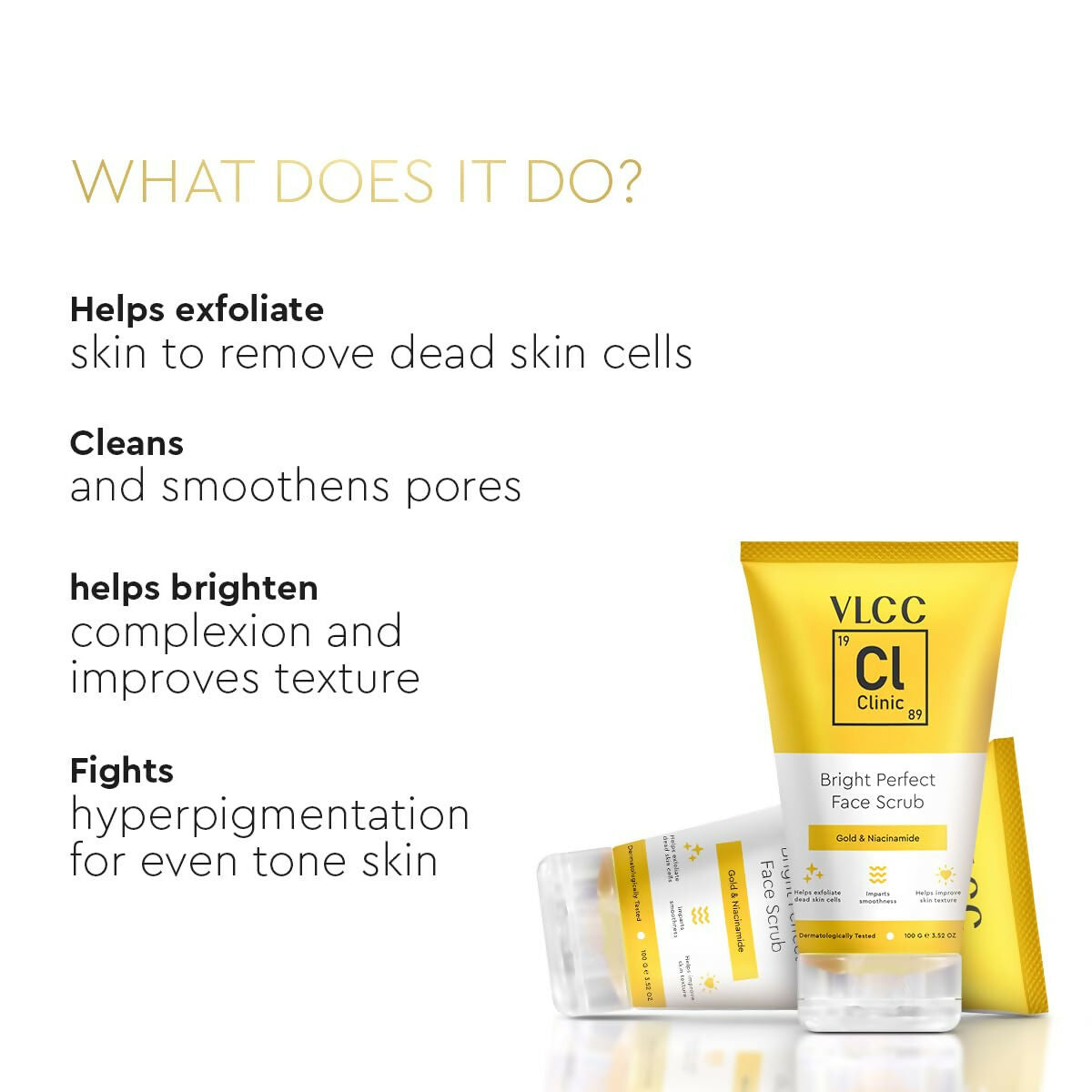 VLCC Clinic Bright Perfect Face Scrub - Distacart