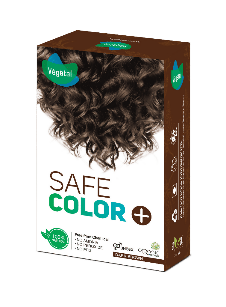 Vegetal Safe Color Hair Color - Dark Brown - Distacart