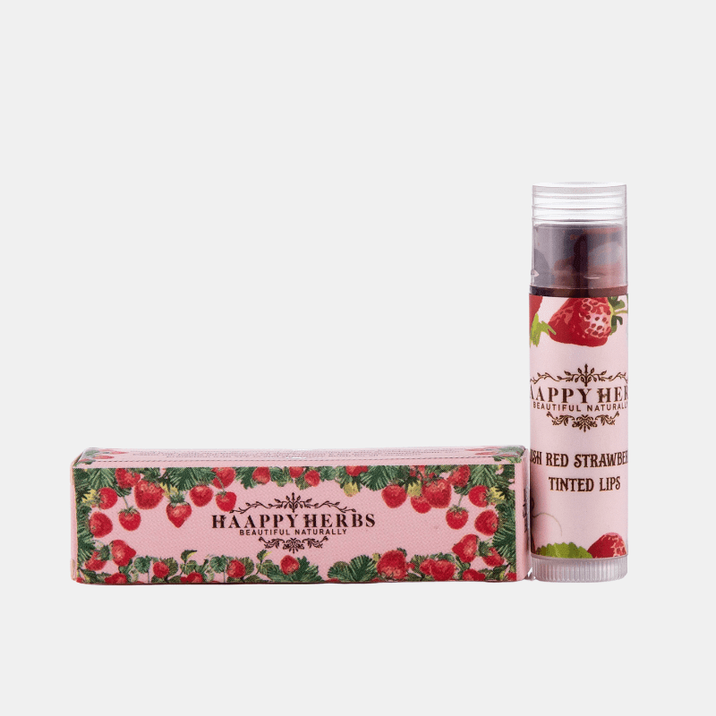Haappyherbs Lip Balm With Tint Strawberry