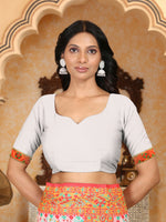Thumbnail for Astita Linen Cotton(Woven Work) Multicolour Saree
