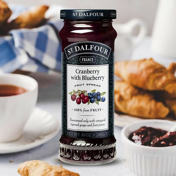 ST. DALFOUR Cranberry With Blueberry Fruit Spread - Dista