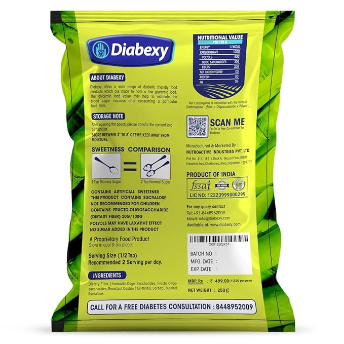 Diabexy Sugar Free Sweetener - Distacart