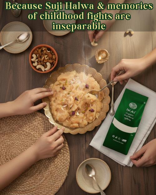 IKAI Organic Suji/Rava - Distacart