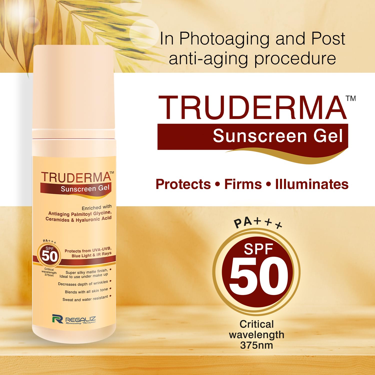 Truderma Sunscreen Gel SPF-50 - Distacart