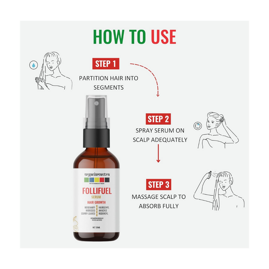 Organix Mantra FolliFuel Hair Growth Serum - Distacart