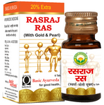 Thumbnail for Basic Ayurveda Rasraj Ras with Gold & Pearl - Distacart