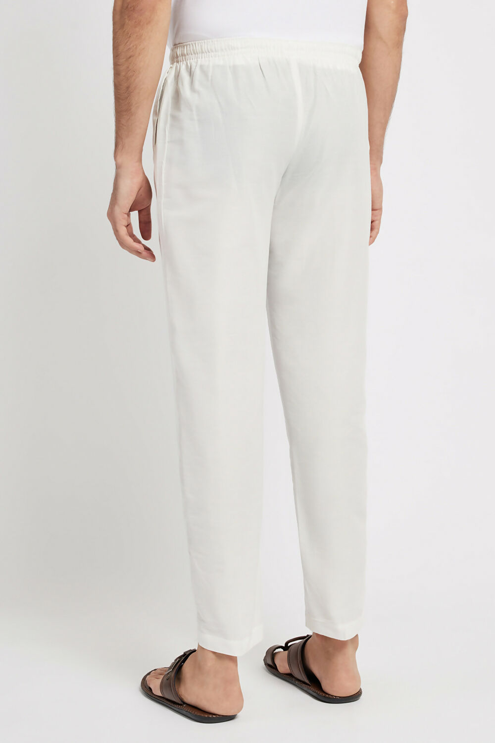 Ethnic India White solid Pant for Men - Distacart