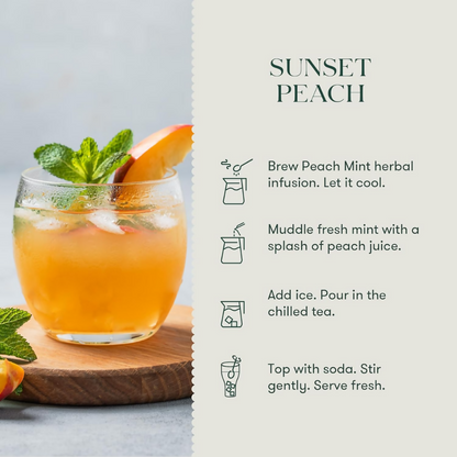 Luxmi Estates Peach Mint Herbal Infusion - Dista