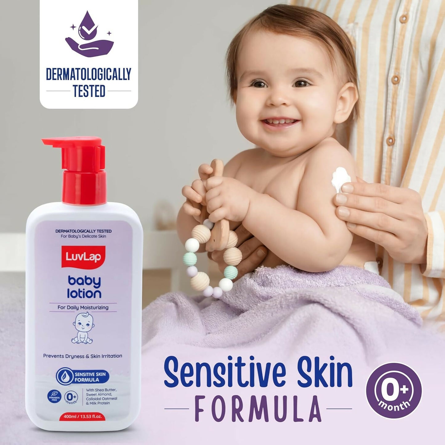 LuvLap Baby Wash & Shampoo + Baby Lotion Combo Set - Distacart