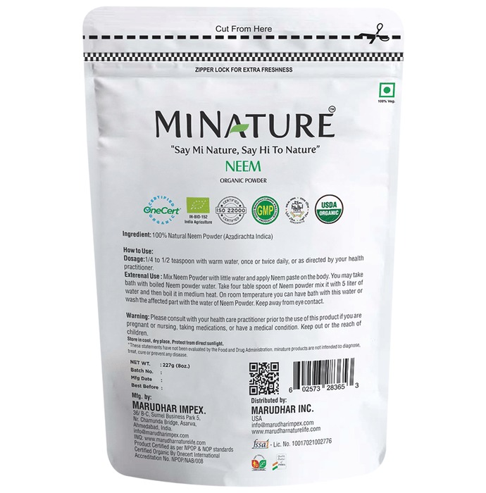 Minature Neem Organic Powder