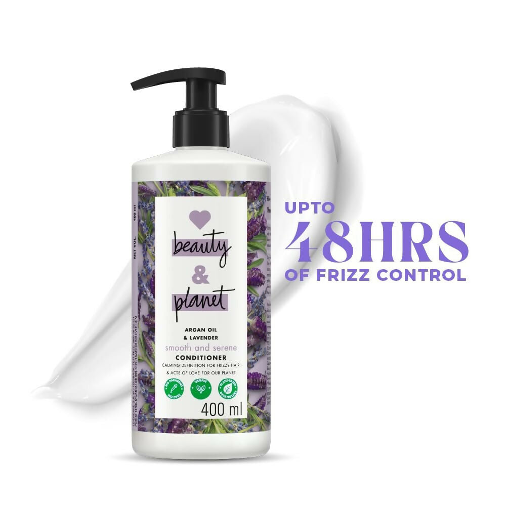 Love Beauty & Planet Argan Oil and Lavender Paraben Free Smooth and Serene Conditioner