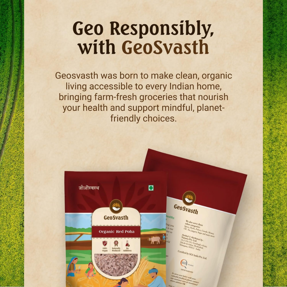 GeoSvasth Organic Red Poha - Dista