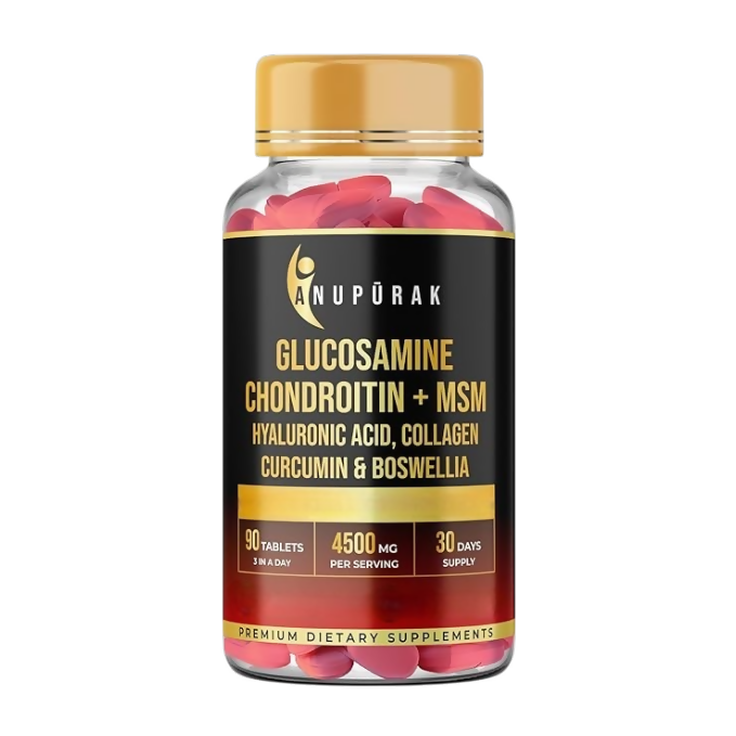 Anupurak Glucosamine Chondroitin MSM Tablets | 4500mg - Distacart