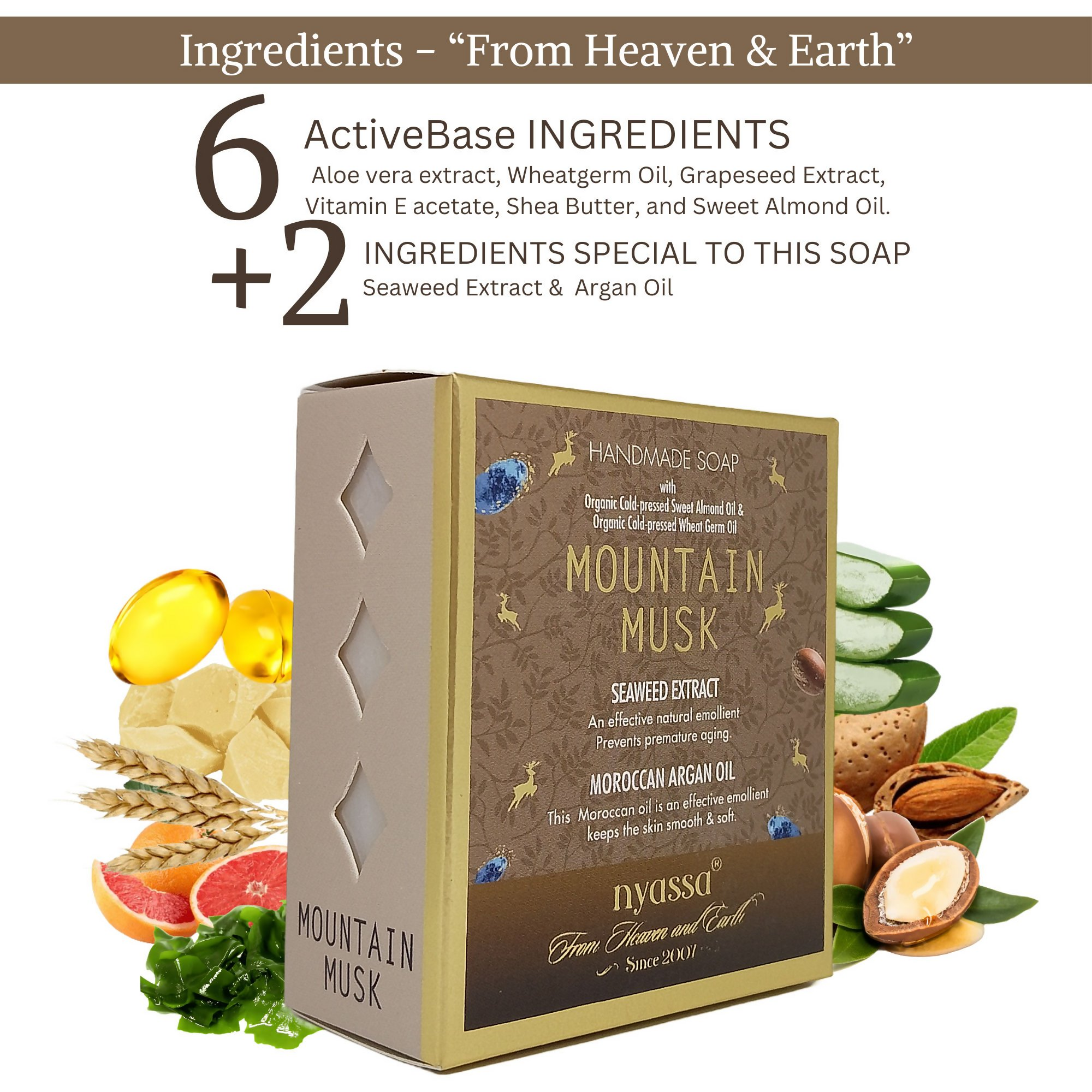 Nyassa Mountain Musk Handmade Soap - Distacart