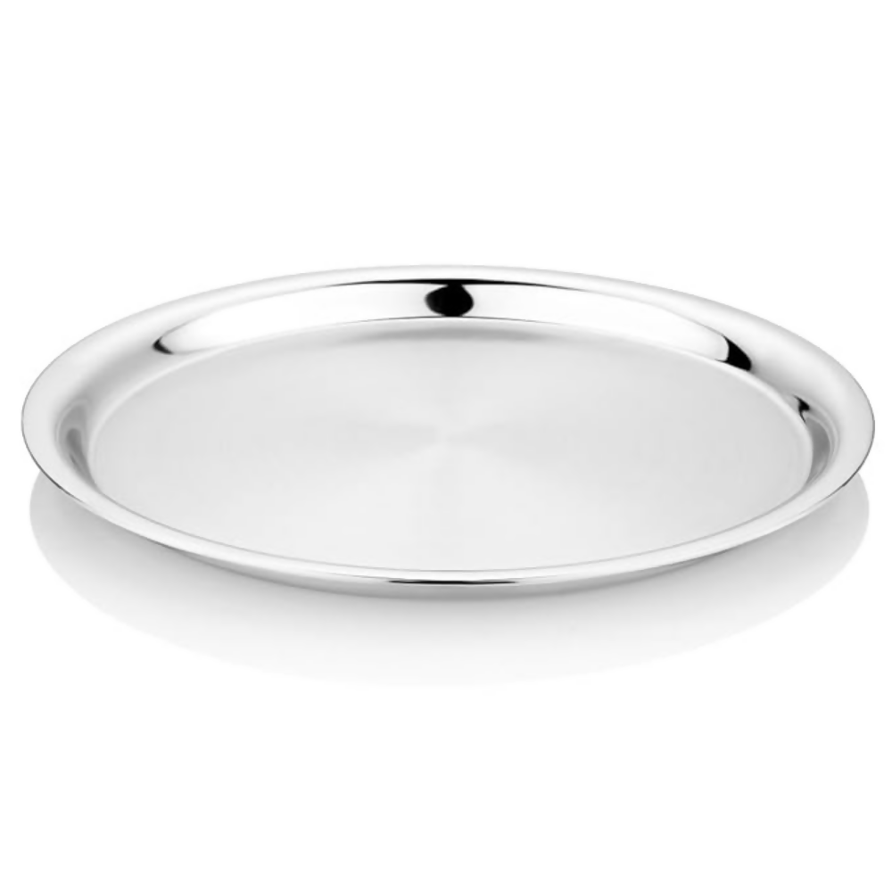 Vinod Stainless Steel Two Tone German Bogi Plate - Dista